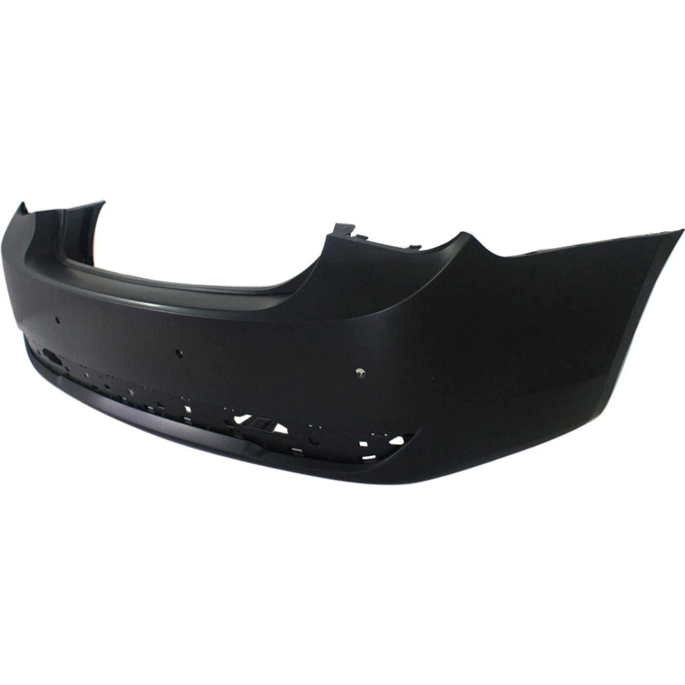Primed Bumper Cover 95217523 GM1100873 Replacement For Chevrolet Cruze 2011 2012 2013 2014 2015 2016 with Parking Aid Sensor Holes Rear Primed