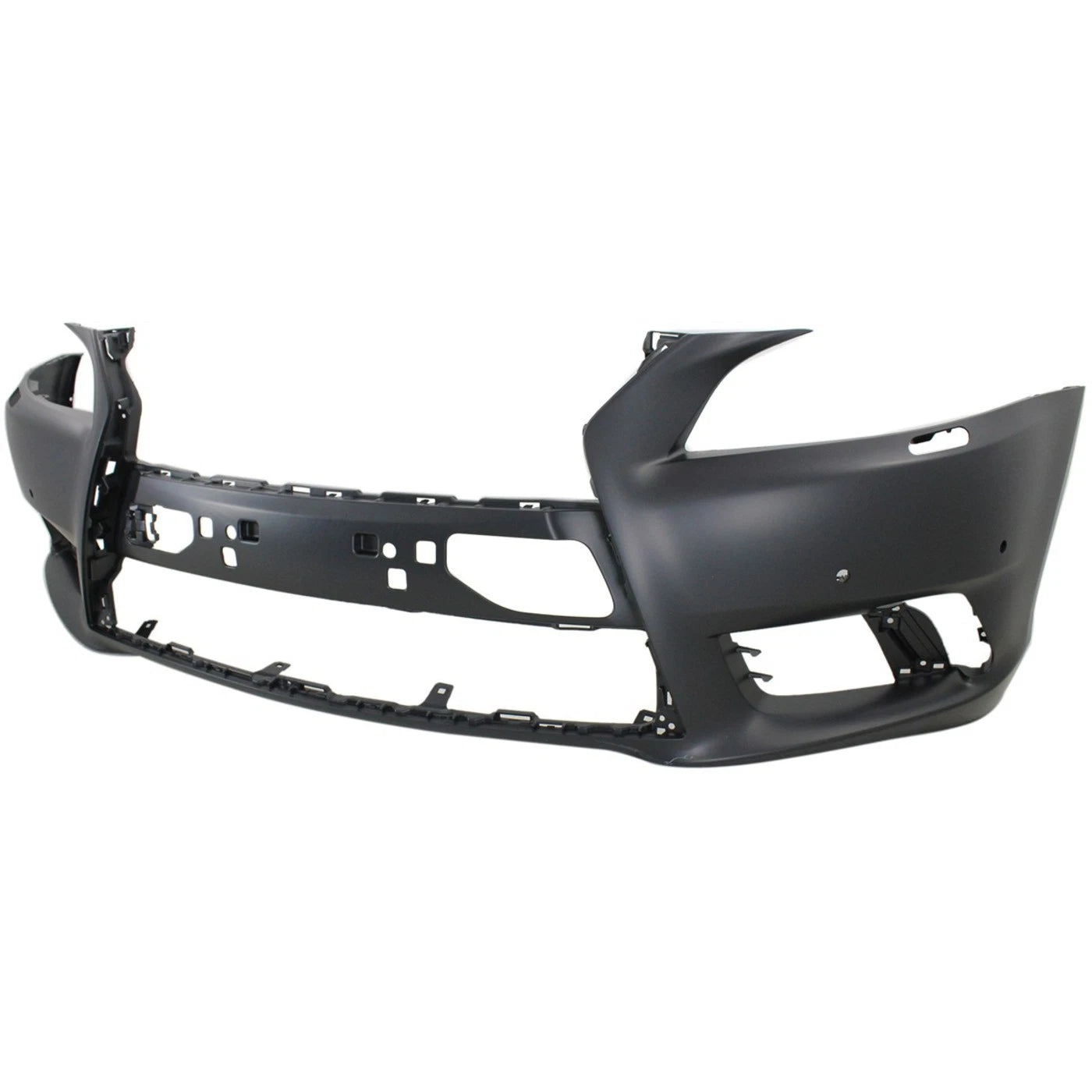 Primed Front Bumper Cover 521195C904 LX1000253 Replacement For Lexus LS460 2013 2014 2015 2016 2017 with Fog Lamp Holes Primed