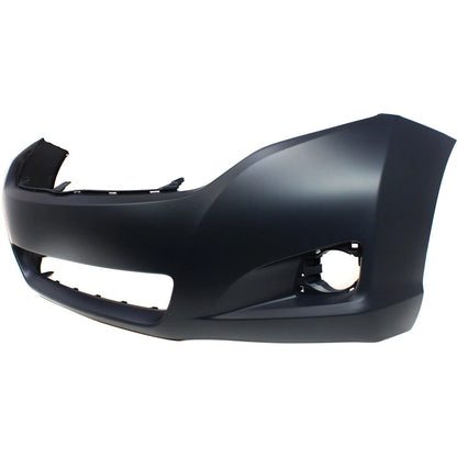 Primed Front Bumper Cover 521190T900 TO1000354 Replacement For Toyota Venza 2009 2010 2011 2012 2013 2014 2015 2016 with Fog Lamp Holes Primed