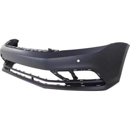 Primed Front Bumper Cover VW1000221 5C6807217NGRU Replacement For Volkswagen Jetta 2015 2016 2017 2018 Primed