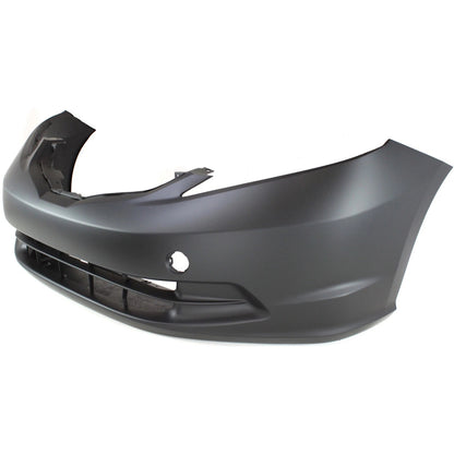 Primed Bumper Cover Fascia Front 04711TK6A80ZZ HO1000265 Replacement For Honda Fit 2009 2010 2011 2012 2013 2014 Primed