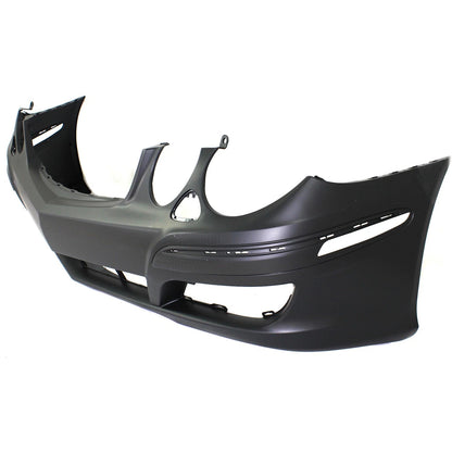Primed Front Bumper Cover 2118802440 MB1000270 Replacement For Mercedes Benz E350 E320 2007 2008 2009 with Headlight Washer Holes