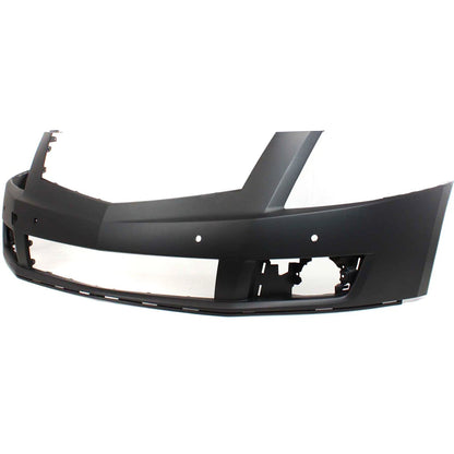 Primed Front Upper Bumper Cover 20847176 GM1000916 Replacement For Cadillac SRX 2010 2011 2012 Primed with Park Sensor Holes
