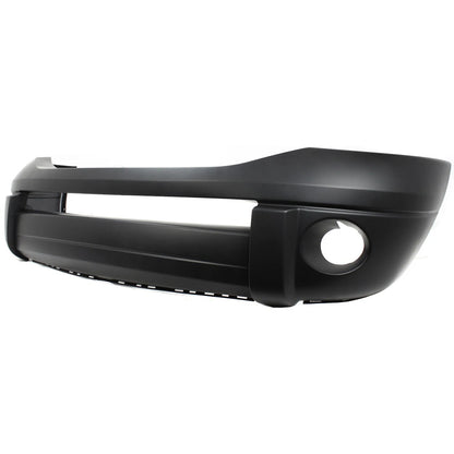 Primed Front Bumper Cover 68001349AA CH1000873 Replacement For Dodge Ram 1500 2006 2007 2008 2009 Primed with Fog Lamp Holes
