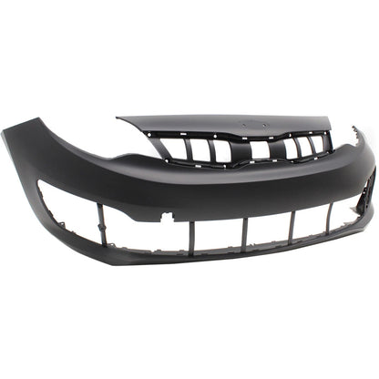 Primed Front Bumper Cover Replacement For Kia Rio Sedan 2016 2017 Primed KI1000177 865111W500