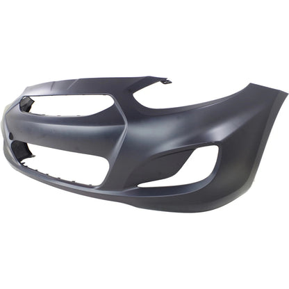 Primed Bumper Cover Primed 865111R010 HY1000201 Replacement For Hyundai Accent 2014 2015 2016 2017 Front