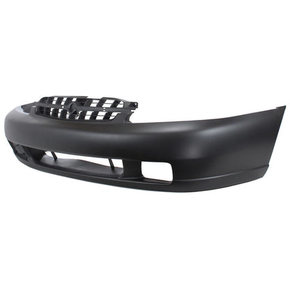 Primed Front Bumper Cover F20229E625 NI1000170 Replacement For Nissan Altima 1998 1999 SE Model with Fog Light Hole Primed