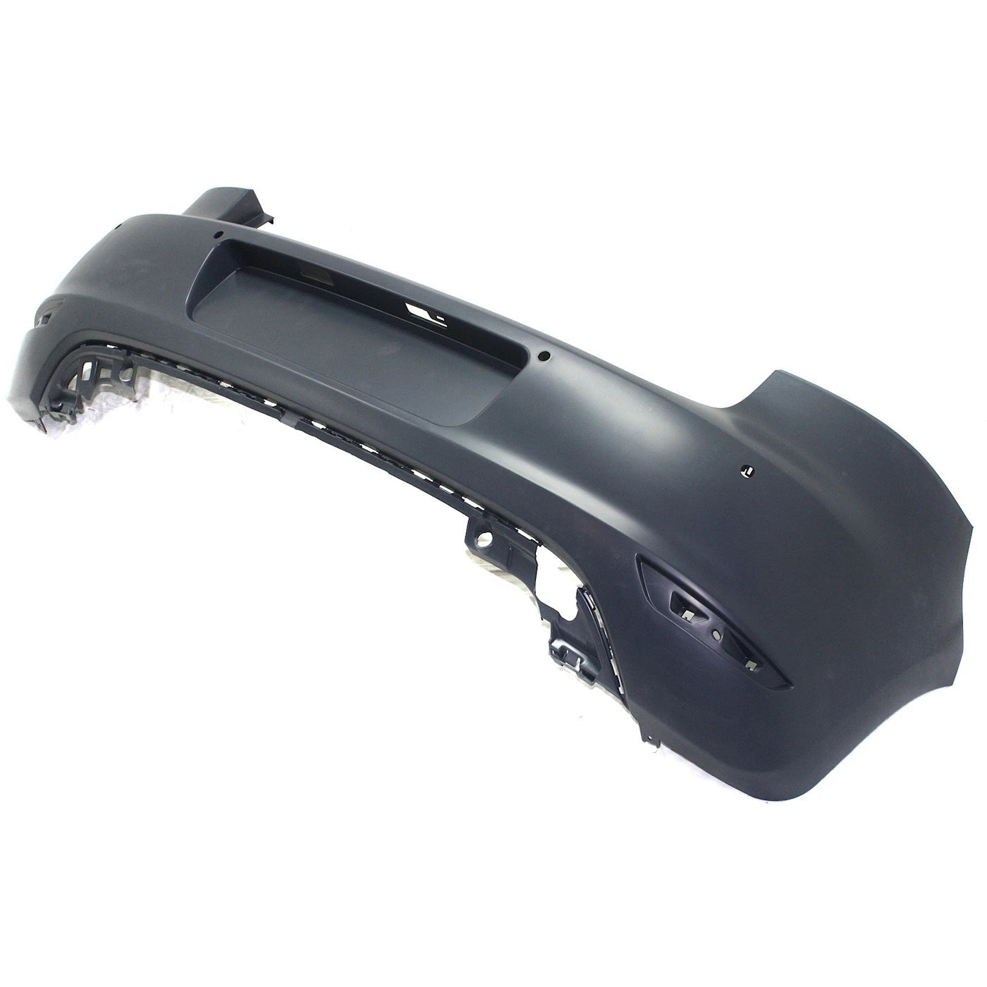 Primed Rear Bumper Cover 5K6807417GRU VW1100196 Replacement For Volkswagen Golf 2012 2013 Hatchback with Park Sensor Holes Primed