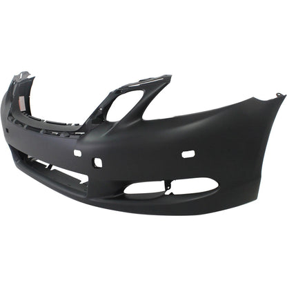 Primed Front Bumper Cover 5211930982 LX1000177 Replacement For Lexus GS350 GS450h GS460 2008 2009 2010 2011 with Park Assist Sensor Holes