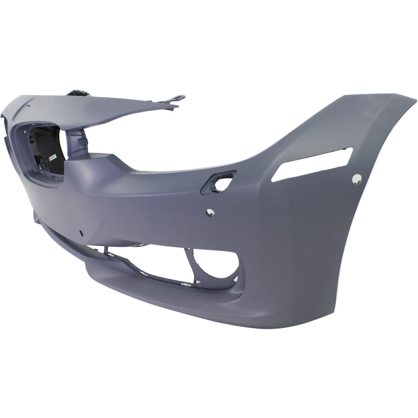 Primed Front Bumper Cover 51117293017 BM1000258 Replacement For BMW 328i 2012 2013 2014 2015 Standard Type with HLW/PDC/IPAS Holes Primed