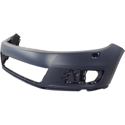 Primed Bumper Cover Fascia Front VW1000213 5N0807217EPGRU Replacement For Volkswagen Tiguan 2012 2013 2014 2015 2016 2017 2018 Primed