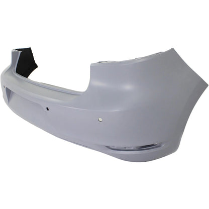 Primed Bumper Cover 5K6807417HGRU VW1100184 Replacement For Volkswagen Golf 2010 2011 2012 2013 2014 Rear Primed With Park Sensor Holes