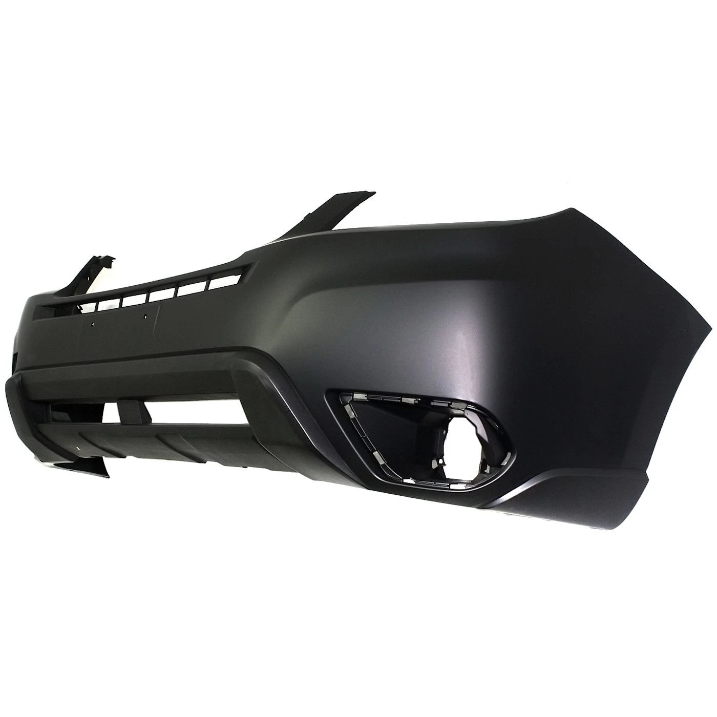 Primed Front Bumper Cover 57704SG001 SU1000173 Replacement For Subaru Forester 2014 2015 2016 with Fog Lamp Holes Primed