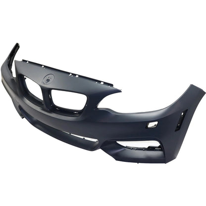 Primed Bumper Cover Fascia Front 51118058095 BM1000330 Replacement For BMW 228i xDrive 2015 2016,230i 2017,M235i 2014-2016,M240i 2017-2020 Primed
