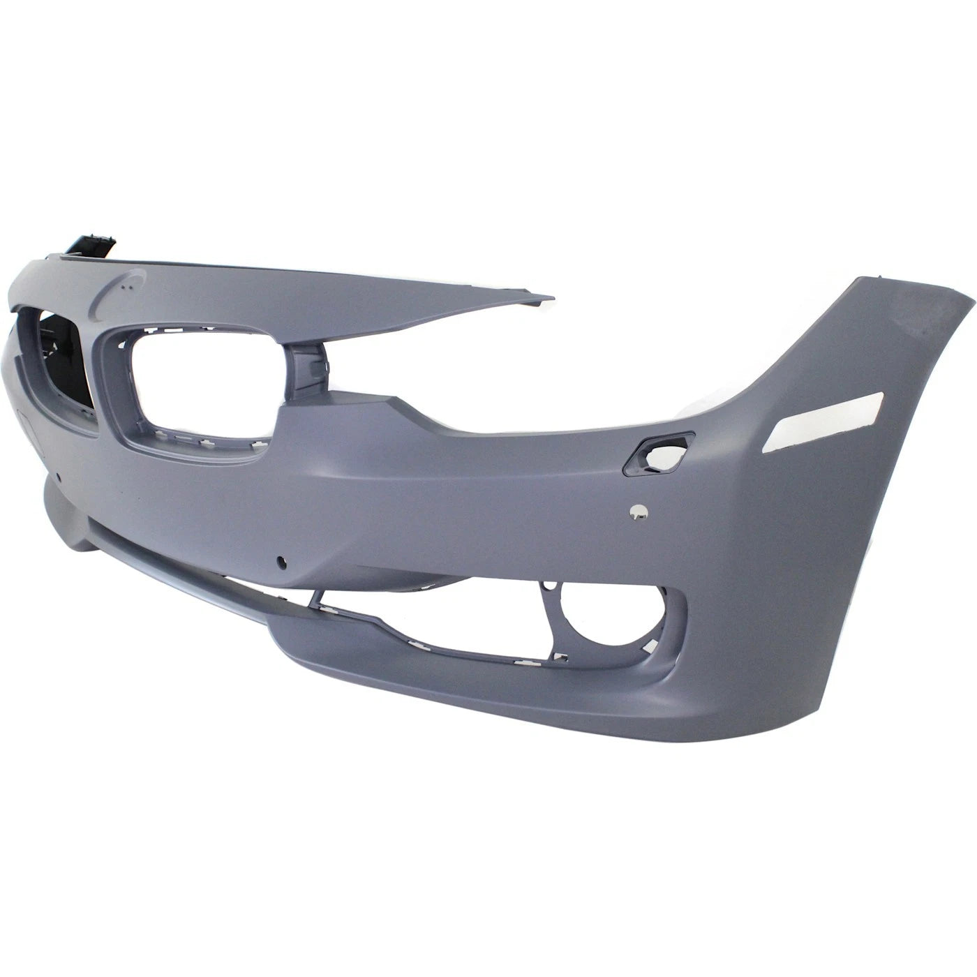 Primed Front Bumper Cover 51117293018 BM1000259 Replacement For BMW 328i 2012 2013 2014 2015 Standard Type with HLW/PDC Holes Primed