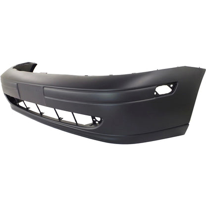 Primed Front Bumper Cover 2M5Z17D957FAA FO1000458 Replacement For Ford Focus 2000 2001 2002 2003 2004 Primed with Fog Lamp Holes