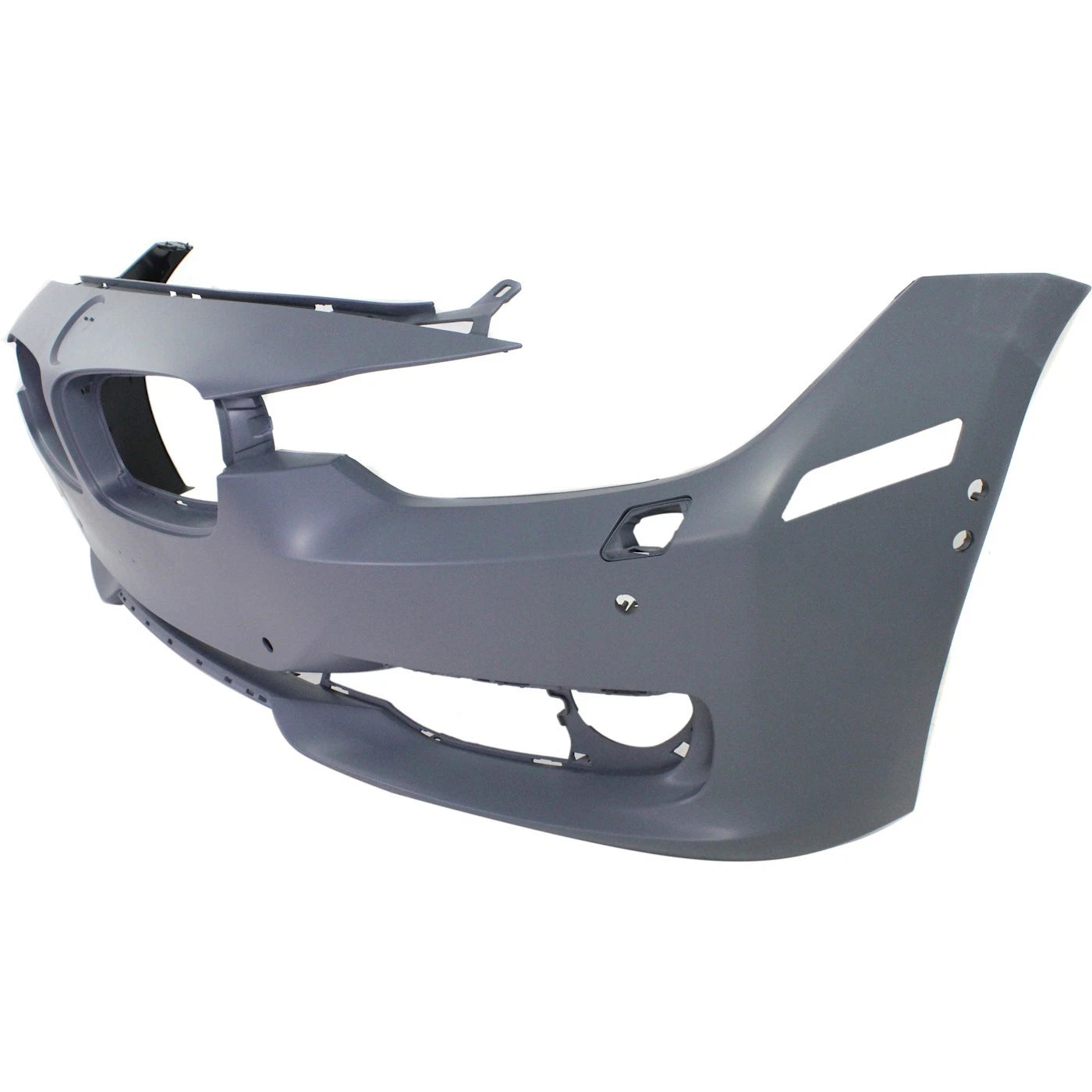 Primed Front Bumper Cover 51117293090 BM1000267 Replacement For BMW 328i 320i 2012 2013 2014 2015 with HLW/PDC/IPAS/Cam Holes Primed