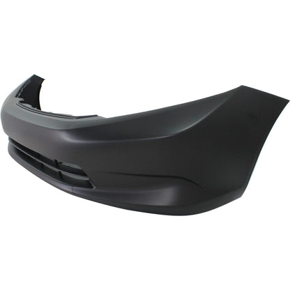 Primed Front Bumper Cover HO1000280 04711TR3A90ZZ Replacement For Honda Civic 2012 Primed