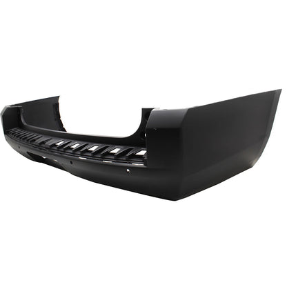 Primed Rear Bumper Cover Fascia 23324499 GM1100943 Replacement For Chevy Suburban 2015 2016 with Parking Aid Sensor Holes Primed
