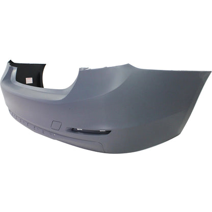 Primed Rear Bumper Cover 51127312731 BM1100241 Replacement For BMW 328i 2012 2013 2014 2015 Sedan Primed with Tow Hook Hole