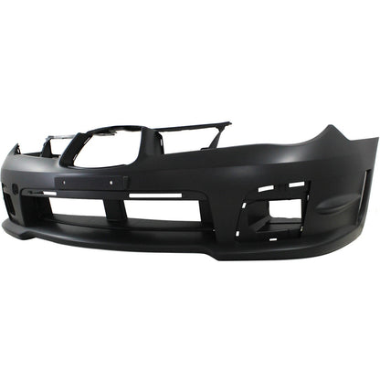 Primed Bumper Cover Fascia Front 55504FE020 SU1000155 Sedan Replacement For Subaru Impreza 2006 2007 Primed