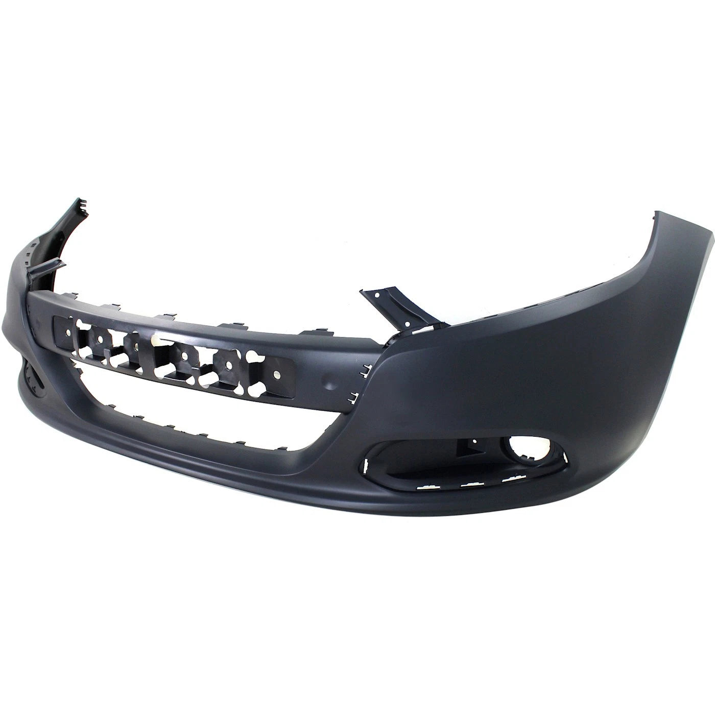 Primed Front Bumper Cover 1TS71TZZAF CH1000A09 Replacement For Dodge Dart 2013 2014 2015 2016 with Fog Lamp Holes Primed