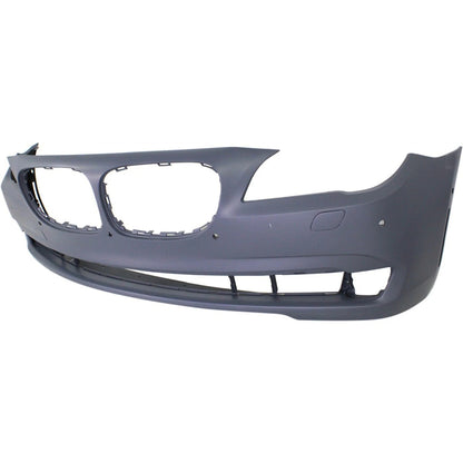 Primed Front Bumper Cover 51117251634 BM1000230 Replacement For BMW 740Li 2011-2012 Replacement For BMW 750Li 2009-2012 With Sensor Holes Primed