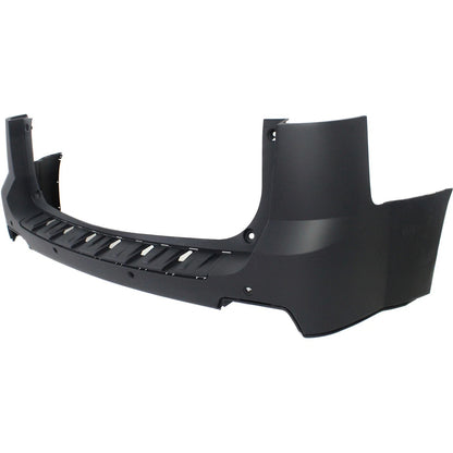 Primed Bumper Cover 23196406 GM1100863 Replacement For GMC Terrain 2010 2011 2012 2013 2014 2015 With Park Sensor Holes Rear Primed