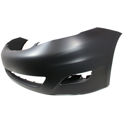 Primed Front Bumper Cover 52119AE904 TO1000323 Replacement For Toyota Sienna 2006 2007 2008 2009 2010 with Fog Lamp Holes Primed