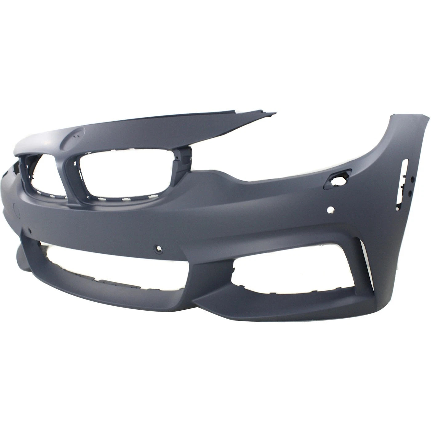 Primed Front Bumper Cover 51118061935 BM1000345 Replacement For BMW 428i 2014 2015 2016 Gran Coupe with M Sport/HLW/Sensor/IPAS/Cam Primed