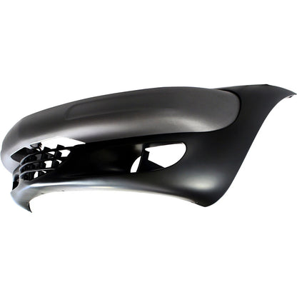 Primed Front Bumper Cover 5017861AB CH1000293 Replacement For Chrysler PT Cruiser 2001 2002 2003 2004 2005 with Fog Lamp Holes Primed