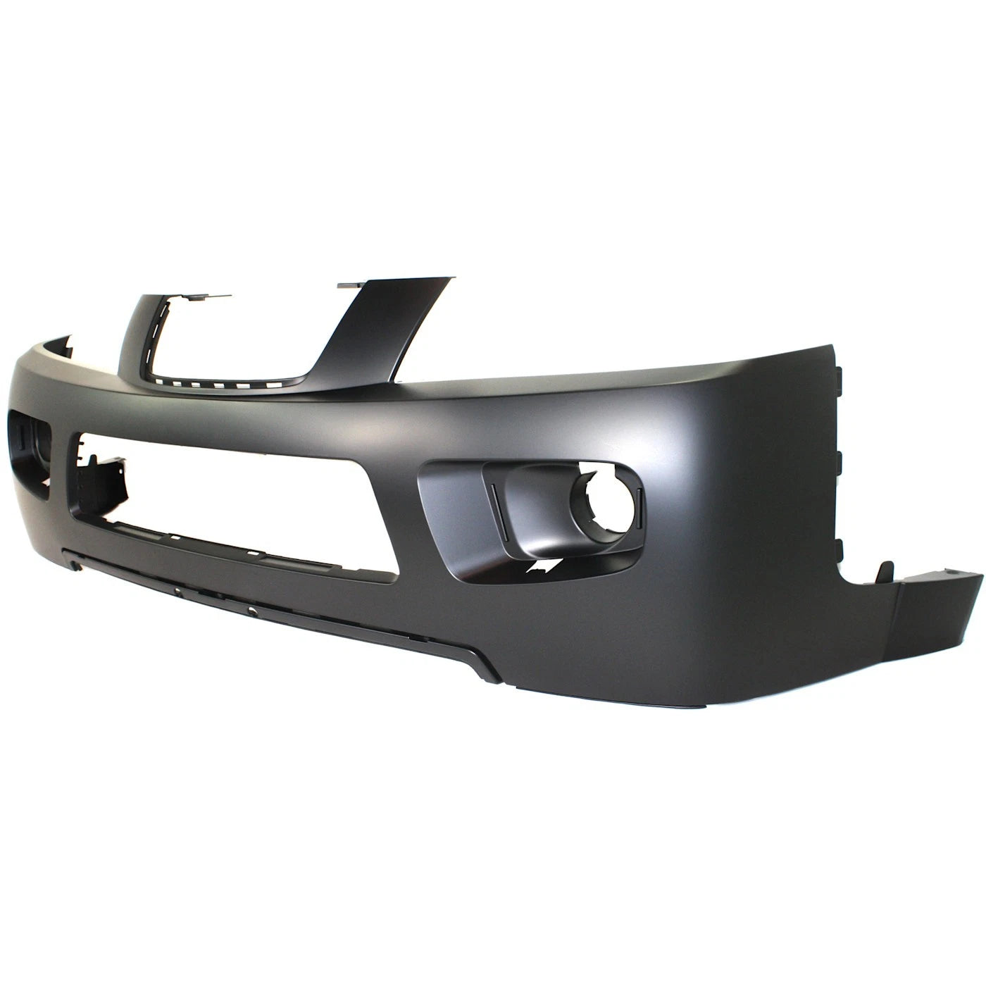 Primed Front Upper Bumper Cover 15793219 GM1014100 Replacement For Saturn Vue 2006 2007 with Fog Lamp Holes Primed