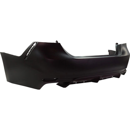 Primed Bumper Cover Fascia Rear 521590X915 TO1100335 Replacement For Toyota Camry 2018 2019 2020 2021 2022 2023 2024 Primed