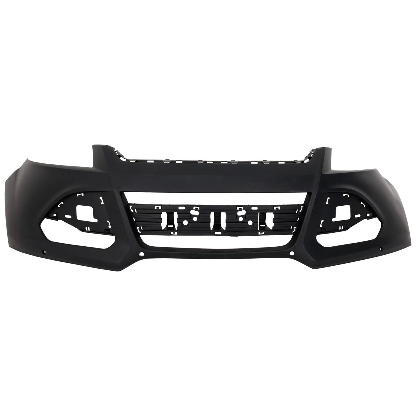 Primed Front Upper Bumper Cover CJ5Z17D957ACPTM FO1000674 Replacement For Ford Escape 2013 2014 2015 2016 with Fog Lamp Holes Primed
