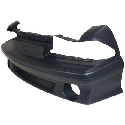 Primed Front Bumper Cover F3PZ8190A FO1000164 Replacement For Ford Mustang 1987 1988 1989 1990 1991 1992 1993 GT Models Primed With Fog Lamp Holes
