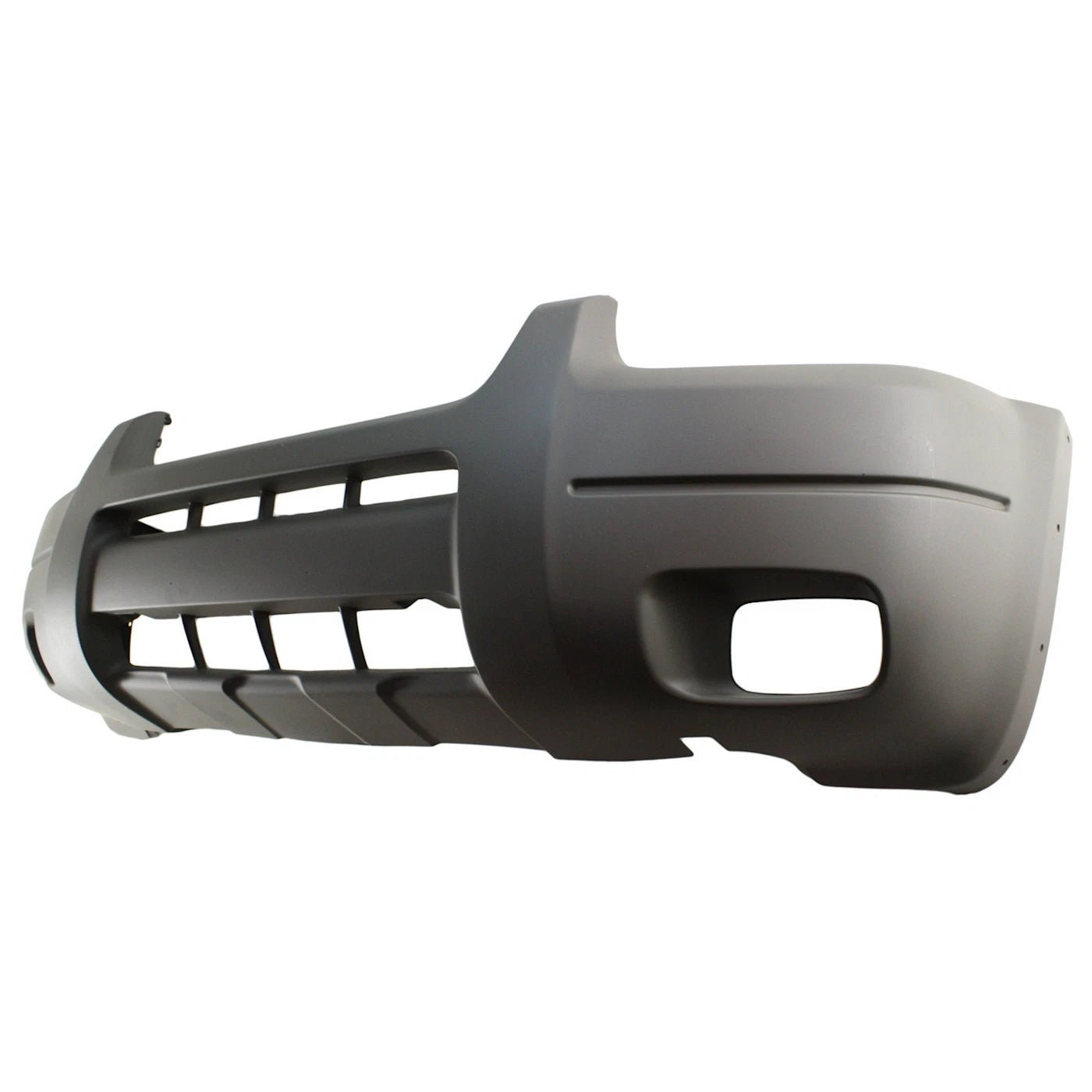 Textured Front Bumper Cover YL8Z17D957MAA FO1000474 Replacement For Ford Escape 2001 2002 2003 2004 XLS/XLT Titanium with Fog Lgt/Mldg Holes Textured