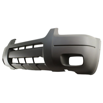 Textured Front Bumper Cover YL8Z17D957MAA FO1000474 Replacement For Ford Escape 2001 2002 2003 2004 XLS/XLT Titanium with Fog Lgt/Mldg Holes Textured