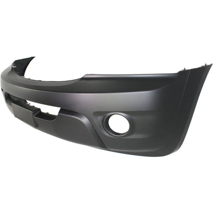 Primed Front Bumper Cover 865113E512 KI1000135 Replacement For Kia Sorento 2007 2008 2009 Primed with Fog Lamp Holes