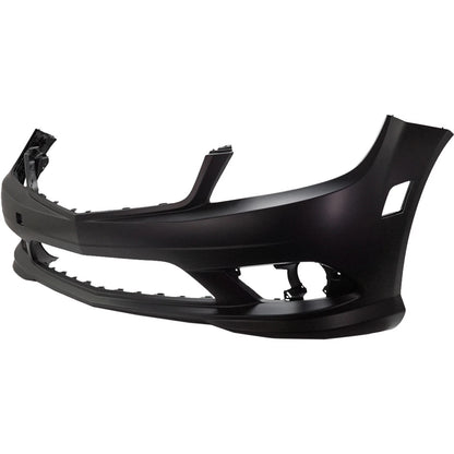 Primed Front Bumper Cover Primed 204885392560 MB1000296 Replacement For Mercedes Benz C300 C350 2008 2009 2010 2011 with AMG Styling