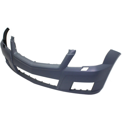 Primed Bumper Cover 2048804440 MB1000365 Replacement For Mercedes Benz GLK350 2010 2011 2012 Front Primed with Lamp Washer Holes