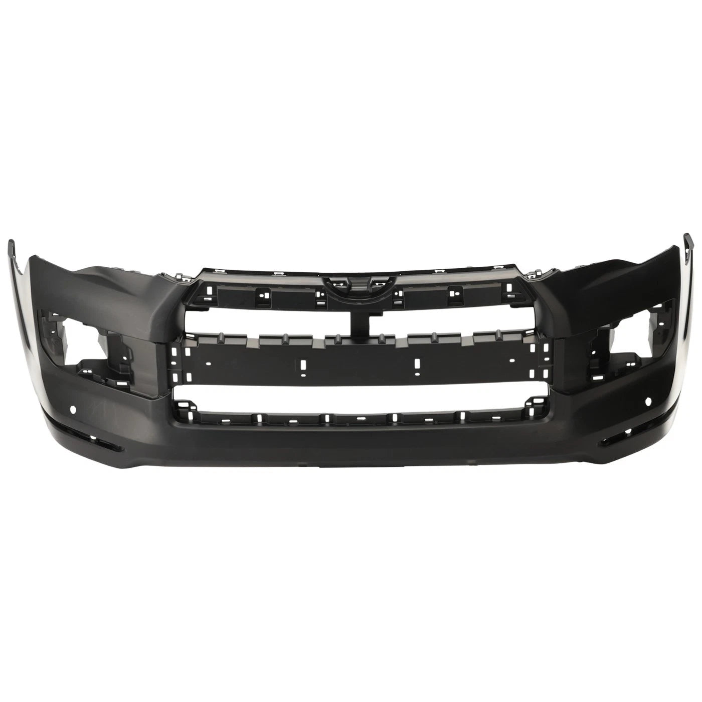 Primed Primed Front Bumper Cover 5211935916 5211935913 TO1000407 Replacement For Toyota 4Runner 2014 2015 2016 2017 2018 2019 2020 2021 2022 2023 with Holes Replacement For Chrome Trim