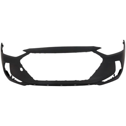Primed Bumper Cover Fascia Front 86510F2000 HY1000214 Replacement For Hyundai Elantra 2017 2018 Primed