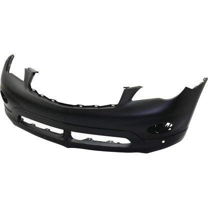 Primed Bumper Cover FBM221BA1H IN1000240 Replacement For Infiniti EX35 2008 2009 2010 2011 2012 Replacement For EX37 2013 Replacement For QX50 2014 2015 With Park Sensor Holes Front Primed