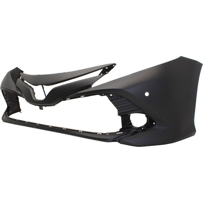 Primed Primed Bumper Cover Fascia Front 521190X937 TO1000432 Replacement For Toyota Camry 2018 2019 2020