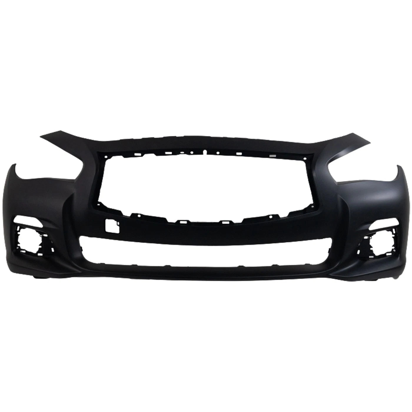 Primed Bumper Cover 620224HB0H IN1000256 Replacement For Infiniti Q50 2014 2015 2016 2017 Except Sport Model Front Plastic Primed