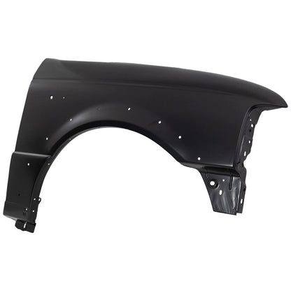 Primed Fender Replacement For Ford Ranger 2004 2005 Front Passenger Side with Wheel Opening Molding 5L5Z16005B FO1241238