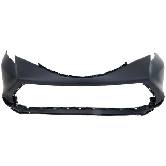 Primed Primed Bumper Cover Fascia Front 5211908907 TO1000468 Replacement For Toyota Sienna 2021 2022 2023