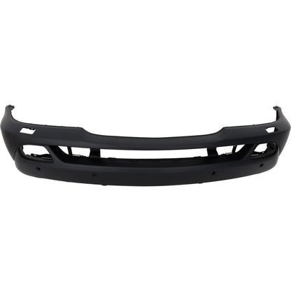 Primed Primed Bumper Cover 1638804870 MB1000165 Replacement For Mercedes Benz ML320 2001-2003 Replacement For ML350 2003-2005 Replacement For ML500 2002-2005 With Washer & Sensor Holes Front