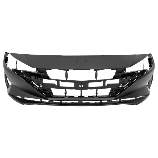 Primed Bumper Cover Fascia Front 86511AB000 HY1000246 Replacement For Hyundai Elantra 2021 2022 2023 Primed
