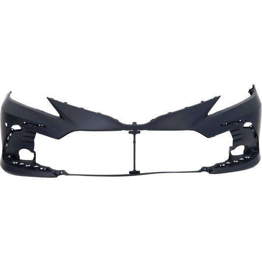 Primed Bumper Cover Fascia 521190X956 TO1000467 Replacement For Toyota Camry 2021 2022 2023 2024 Front Primed XLE/Hybrid XLE Model
